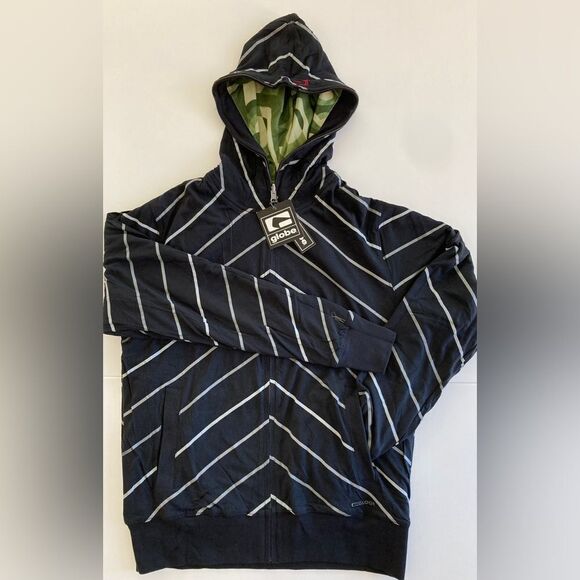 Globe Reversible Zip Hoodie - Picture 3 of 16